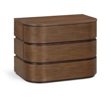 Annalise Solid Wood Night Stand In Brown