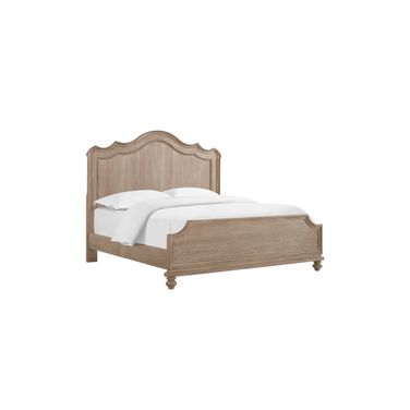 Annecy Lake King Panel Bed in Sandstone