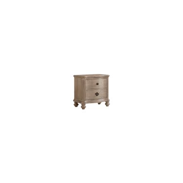Annecy Lake Nightstand with USB Ports in Sandstone