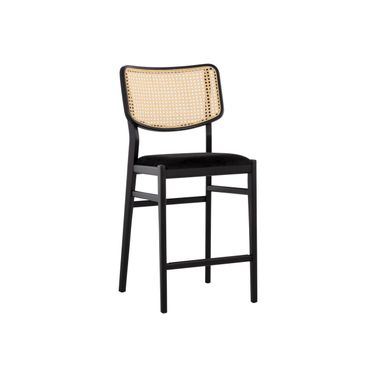 Annex Counter Stool In Abbington Black and Natural