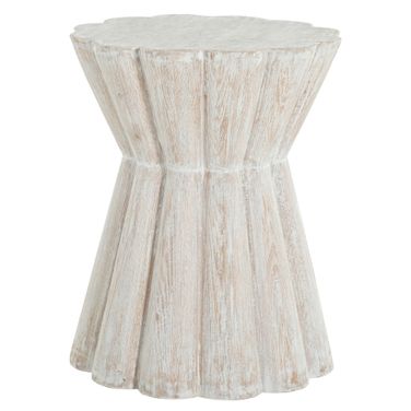 Annie Side Table In Light Washed Wood