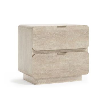 Antibes 2-Drawer Nightstand In Brown