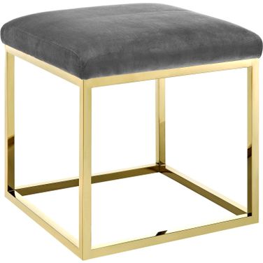 Anticipate Gold Gray Ottoman