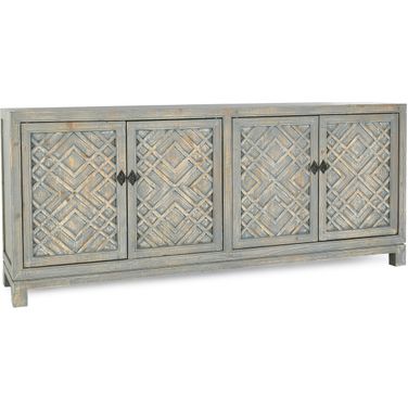 Antigua 4 Door Sideboard In Antique Blue