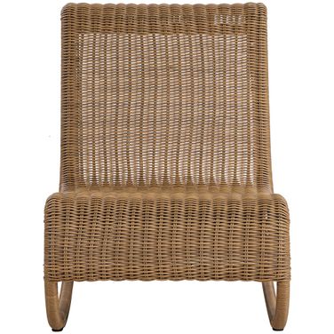Antigua Wicker Outdoor Patio Rocking Chair In Natural