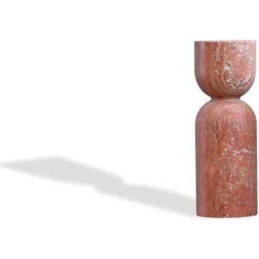 Apothecary Tall End Table In Red