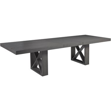 Appellation Appellation Rectangular Dining Table In Gray