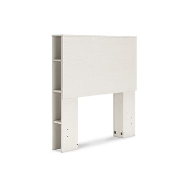 Aprilyn Twin Bookcase Headboard In White