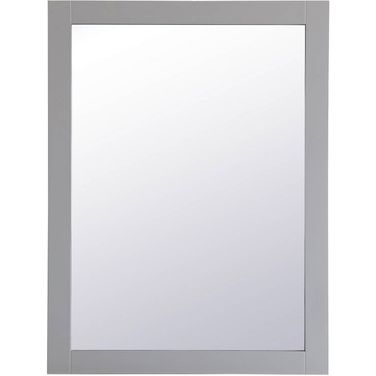 Aqua Grey Rectangle Mirror VM22432GR