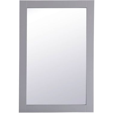 Aqua Grey Rectangle Mirror VM22436GR