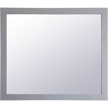 Aqua Grey Rectangle Mirror VM24236GR