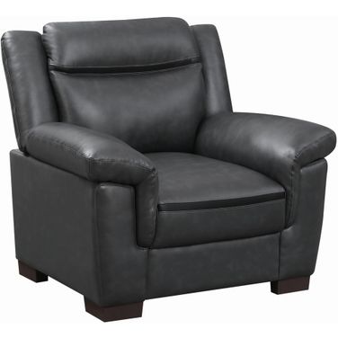 Arabella Pillow Top Upholstered Chair Grey