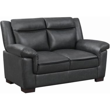 Arabella Pillow Top Upholstered Loveseat Grey