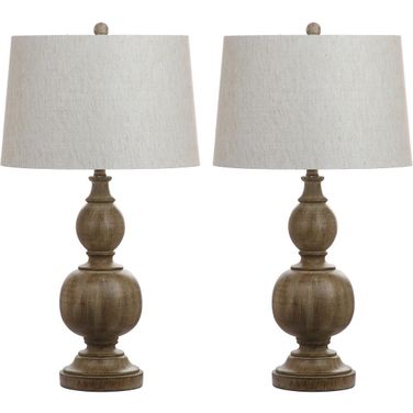 Araceli Brown 31.5 Inch Table Lamp Set of 2