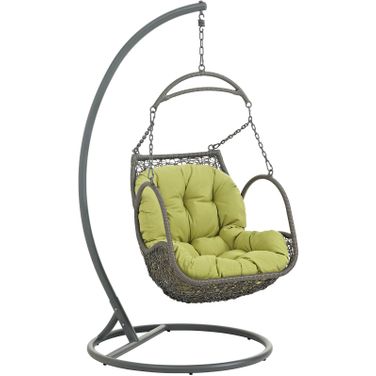 Arbor Peridot Outdoor Patio Wood Swing Chair