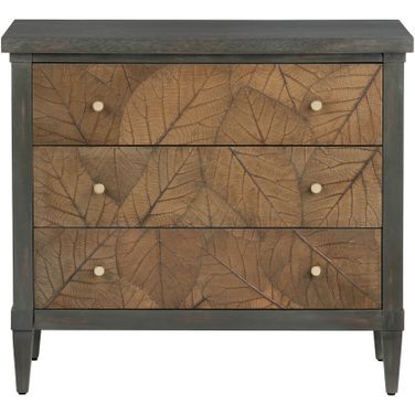 Arbor Three-Drawer Chest In Gray and Brown