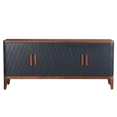 Arcadia Eden Sideboard In Blackish Blue and Medium Teak