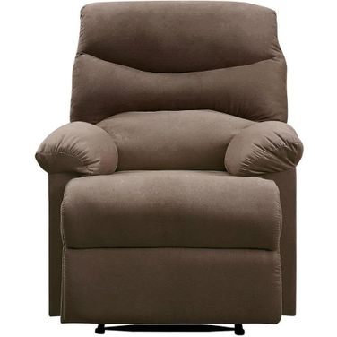 Arcadia Light Brown Woven Recliner