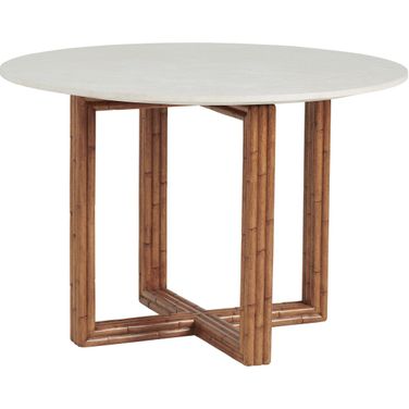 Palm Desert Arcadia Marble Top Breakfast Table In Sonoran