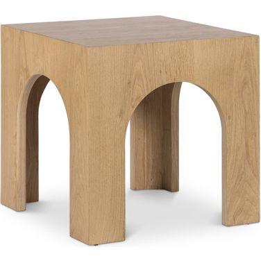 Arch End Table In Oak