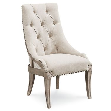 Arch Salvage Parchment Reeves Host Chair
