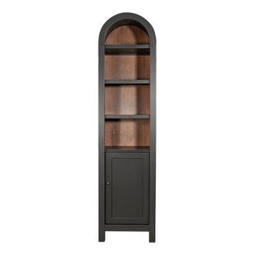 Arched Cabinet Storage In Black
