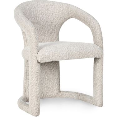 Archie Dining Chair In Ivory