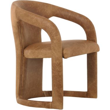 Archie Dining Chair In Tan