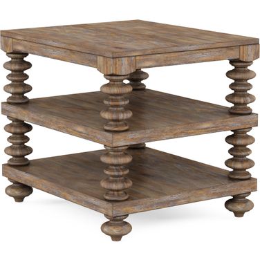 Architrave End Table In Brown