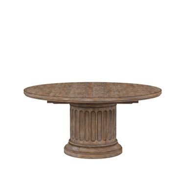 Architrave Round Dining Table In Brown