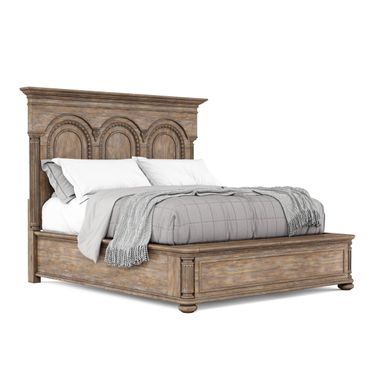 Architrave Queen Panel Bed In Brown