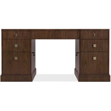 Archives Executive Desk In Dark Wood
