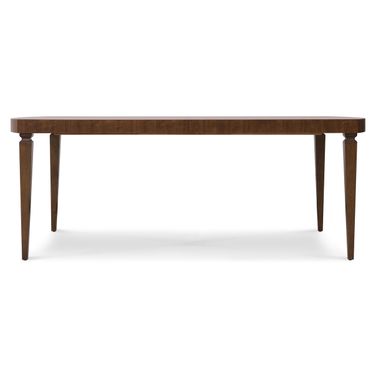 Archives Rectangle Dining Table with Two 20-inch Leaves In Dark Wood