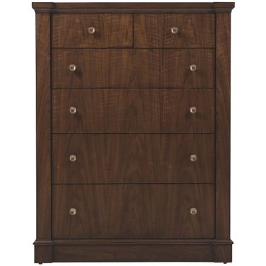 Archives Seven-Drawer Chest In Dark Wood