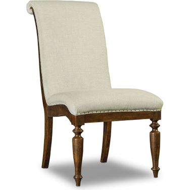 Archivist Beige Upholstered Side Chair Set of 2