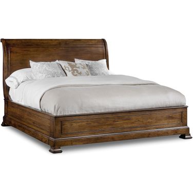 Archivist Queen Sleigh Bed With Low Footboard