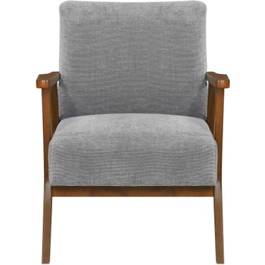 Arden Accent Chair In Brown and Gray