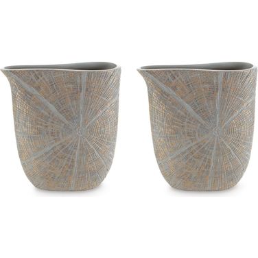 Ardenley Antique Gold Finish Vase Set of 2