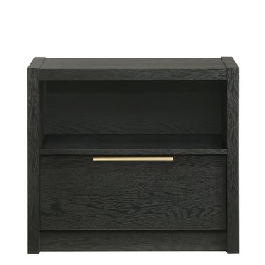Ardmore Bend Nightstand with USB In Black