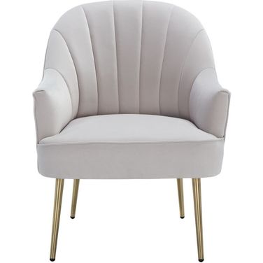 Areli Accent Chair in Light Grey
