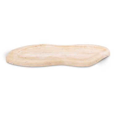 Arezzo Travertine Tray In Natural