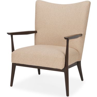 Argent Accent Chair In Beige Boucle