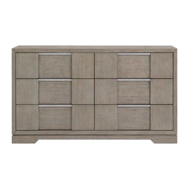 Argo 6-Drawer Dresser In Grey