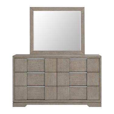 Argo Dresser and Mirror Set In Grey