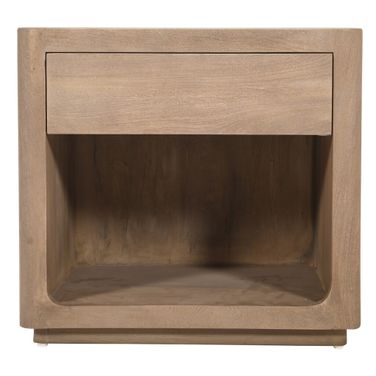 Argyle Nightstand In Light Ash Ivory Reclaimed Wood