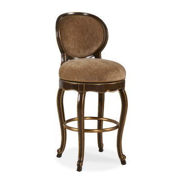 Aria Bar Stool In Lush Fawn and Aria Brown