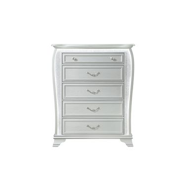 Aria Chest with LED In Silver