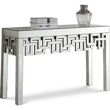 Aria Console Table In Silver