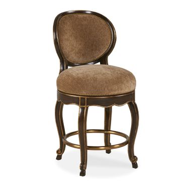 Aria Counter Stool In Lush Fawn and Aria Brown