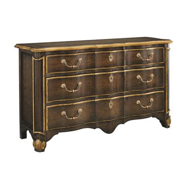 Aria Dresser In Aria Brown and Agred Gold